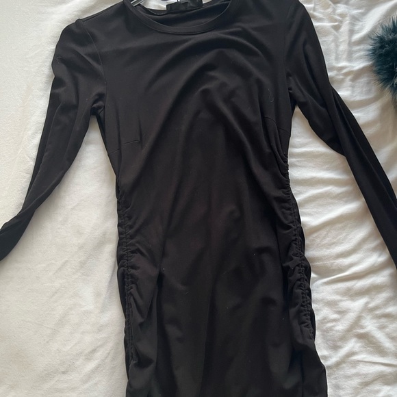 DYNAMITE Black long sleeve dress, new size S - Picture 2 of 2